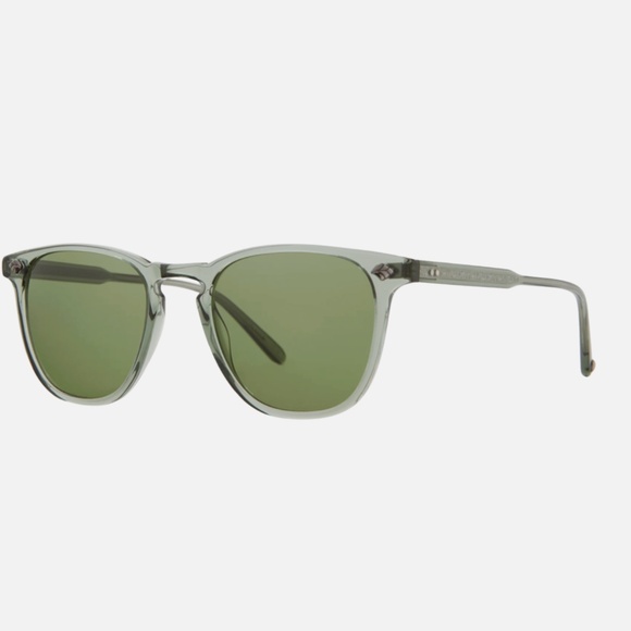 Garrett Leight Sunglasses BROOKS II SUN Juniper Green NWT Premium Glass - Picture 3 of 7